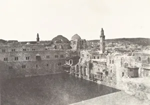Jerusalem, Birket-Hammam-el-Batrak, 1854. Creator: Auguste Salzmann Jerusalem, Birket-Hammam-el-Batrak, 1854. Creator: Auguste Salzmann