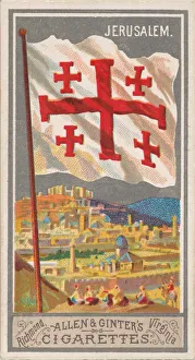 Jerusalem, from the City Flags series (N6) for Allen & Ginter Cigarettes Brands, 1887