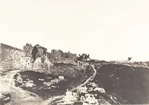 Jerusalem, Cote Est de Jerusalem, 1854. Creator: Auguste Salzmann