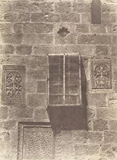 Convent Gallery: Jerusalem, Couvent Armenien, Ornements, 1, 1854. Creator: Auguste Salzmann
