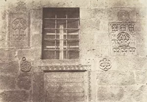 Convent Gallery: Jerusalem, Couvent Armenien, Ornements, 2, 1854. Creator: Auguste Salzmann