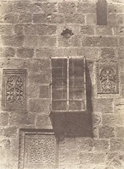 Salzmann Auguste Prints: Jerusalem, Couvent Armenien, Ornements, 1, 1854. Creator: Auguste Salzmann