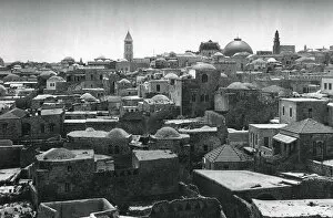 Jerusalem and Dome of the Church of the Holy Sepulchre, 1937. Artist: Martin Hurlimann