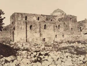 Clercq Louis Prints: Jerusalem. eglise Ste Anne appartenant a la France, 1860 or later