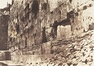 Enclosure Prints: Jerusalem, Enceinte du Temple, Cote Ouest, Heit-el-Morharby, 1854