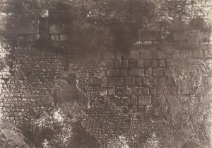 Jerusalem, Enceinte du Temple, Details de l appareil de la piscine probatique