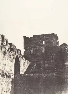 Enclosure Prints: Jerusalem, Enceinte du Temple, Face Nord de l angle Nord-Est, 1854