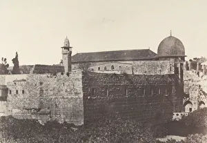 Cella Prints: Jerusalem, Enceinte du Temple, Face sud de l angle Sud-Est, 1854