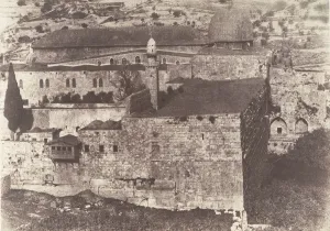 Mosque El Aksa Prints: Jerusalem, Enceinte du Temple, Mosquee El-Aksa, angle Sud-Ouest, 1854