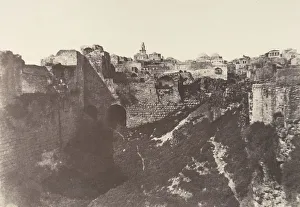 Reservoir Prints: Jerusalem, Enceinte du Temple, Piscine probatique, 1, 1854
