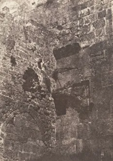 Auguste Salzmann Gallery: Jerusalem, Enceinte du Temple, Porte herodienne, 1854