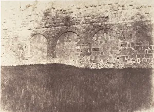 Enclosure Prints: Jerusalem, Enceinte du Temple, Triple porte romaine, 1854. Creator: Auguste Salzmann