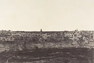 Jerusalem, Enceinte du Temple, Vue generale de la face Est, Pl. 3, 1854