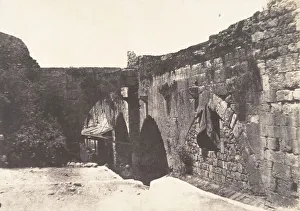 Order Of Knights Prints: Jerusalem, Enceinte de l Hopital des Chevaliers-de-Saint-Jean, Cote Sud