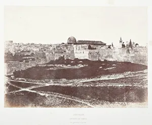 Salzmann Auguste Prints: Jerusalem-Enciente Du Temple, Printed 1856 circa. Creator: Auguste Salzmann