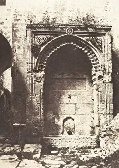 Auguste Salzmann Gallery: Jerusalem, Fontaine Arabe, 4, 1854. Creator: Auguste Salzmann