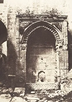Auguste Salzmann Gallery: Jerusalem, Fontaine Arabe, 4, 1854. Creator: Auguste Salzmann