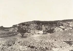 Grotto Collection: Jerusalem, Grotte de Jeremie, 1854. Creator: Auguste Salzmann
