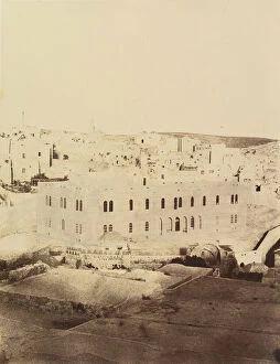 Clercq Gallery: Jerusalem. Hospice autrichien et ancienne eglise St Jean, 1860 or later