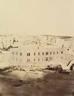 Guest House Prints: Jerusalem. Hospice autrichien et ancienne eglise St Jean, 1860 or later