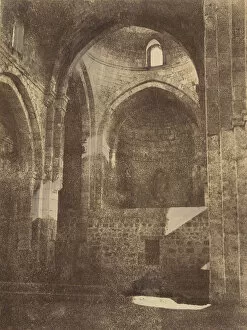 Clercq Gallery: Jerusalem. Interieur de l eglise Ste Anne. 1860 or later
