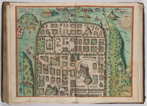 Braun Gallery: The Jerusalem Map (From: Civitates Orbis Terrarum), 1572