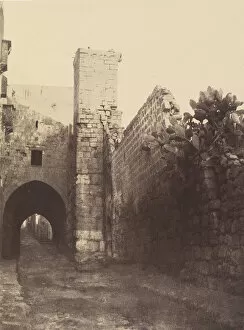 Clercq Gallery: Jerusalem. Massif de la Tour Antonia, 1860 or later. Creator: Louis de Clercq