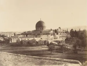 Cella Prints: Jerusalem. Mosquee d Omar, construite sur l emplacement su Temple de Salomon