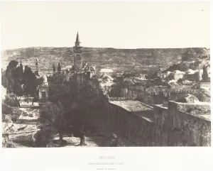 Mosque Of Omar Gallery: Jerusalem, Mosquee d Omar, cote Ouest, Interieur de l enceinte