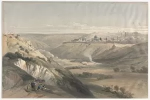 1796 1864 Gallery: Jerusalem from the Mount of Olives, 1839. Creator: David Roberts (British, 1796-1864)