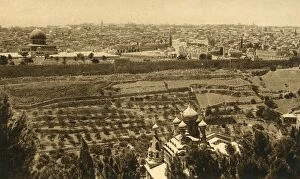 Mount Of Olives Gallery: Jerusalem from the Mount of Olives, c1918-c1939. Creator: Unknown