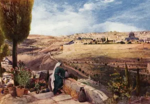 Adam And Charles Prints: Jerusalem from the Mount of Olives where Christ wept over the City, 1902. Creator
