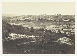 Jerusalem Israel Gallery: Jerusalem, from the Mount of Olives, No.1, 1857. Creator: Francis Frith