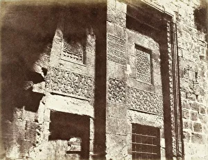 Salzmann Auguste Prints: Jerusalem-Ornements Arabes (Arab Ornaments), c.1856. Creator: Auguste Salzmann