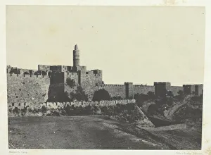 Haram Esh Sharif Prints: Jerusalem, Partie Occidentale Des Murailles;Palestine, 1849 / 51, printed 1852