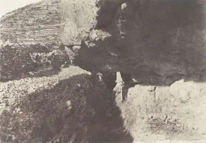 Water Channel Prints: Jerusalem, Piscine de Siloe, Canal taille dans le roc, 1854