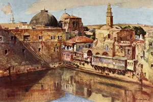 Adam And Charles Prints: Jerusalem. - The Pool of Hezekiah, 1902. Creator: John Fulleylove