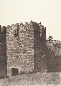 Auguste Salzmann Gallery: Jerusalem, Porte de Mograbins, 1854. Creator: Auguste Salzmann