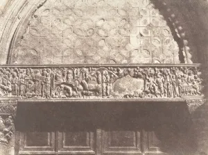 Holy Sepulchure Prints: Jerusalem, Saint-Sepulcre, Bas-relief (porte d entree), 1854