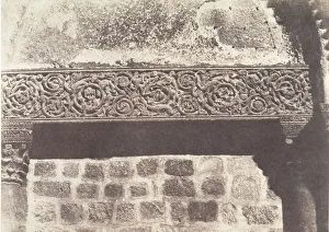 Jerusalem, Saint-Sepulcre, Bas-relief (porte muree), 1854
