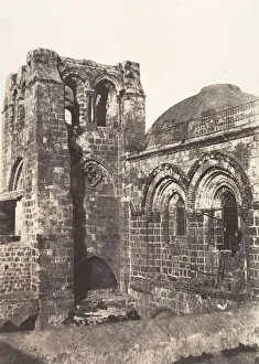 Jerusalem, Saint-Sepulcre, Clocher, 1854. Creator: Auguste Salzmann Jerusalem, Saint-Sepulcre, Clocher, 1854. Creator: Auguste Salzmann