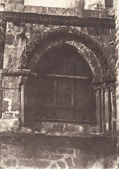 Jerusalem, Saint-Sepulcre, Details de la Chapelle du Calvaire, 1854