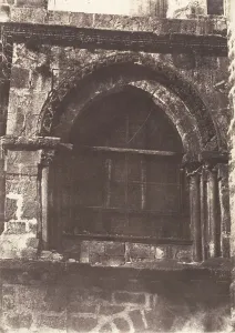 Salzmann Auguste Prints: Jerusalem, Saint-Sepulcre, Details de la Chapelle du Calvaire, 1854