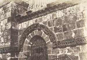 Jerusalem, Saint-Sepulcre, Details de la facade, 1854