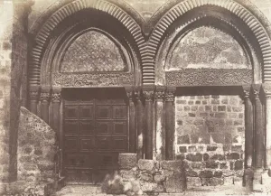 Holy Sepulchure Prints: Jerusalem, Saint-Sepulcre, Entree principale, 1854