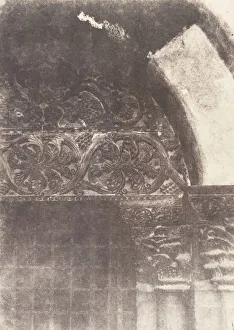 Romanesque Prints: Jerusalem, Saint-Sepulcre, Interieur de la Chapelle du Calvaire, 1854