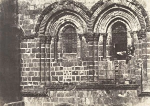 Jerusalem, Saint-Sepulcre, Partie superieure de la facade, 1854