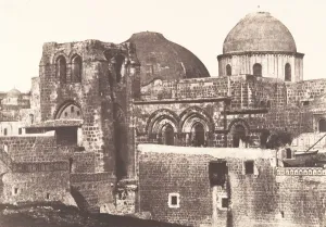 Holy Sepulchure Prints: Jerusalem, Saint Sepulcre, vue generale, 2, 1854