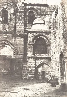 Salzmann Auguste Prints: Jerusalem, Saint Sepulcre, Vue generale de la Chapelle du Calvaire
