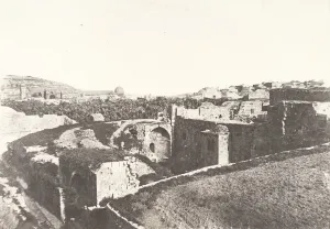 Jerusalem, Sainte-Marie-la-Grande, Vue generale, 1854